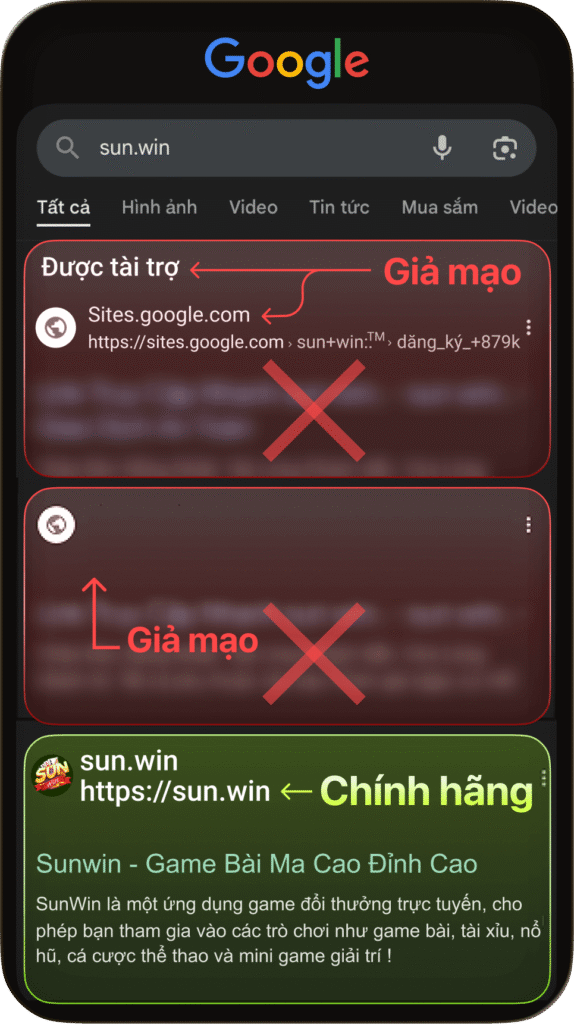 banner chống giả mạo sunwin